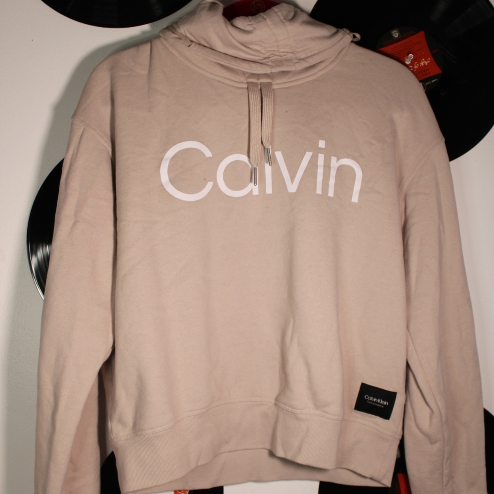 Calvin Klein Cream Turtleneck Sweater